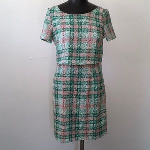 Tweed print dress